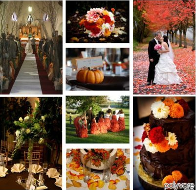 Autumn wedding colors and ideas