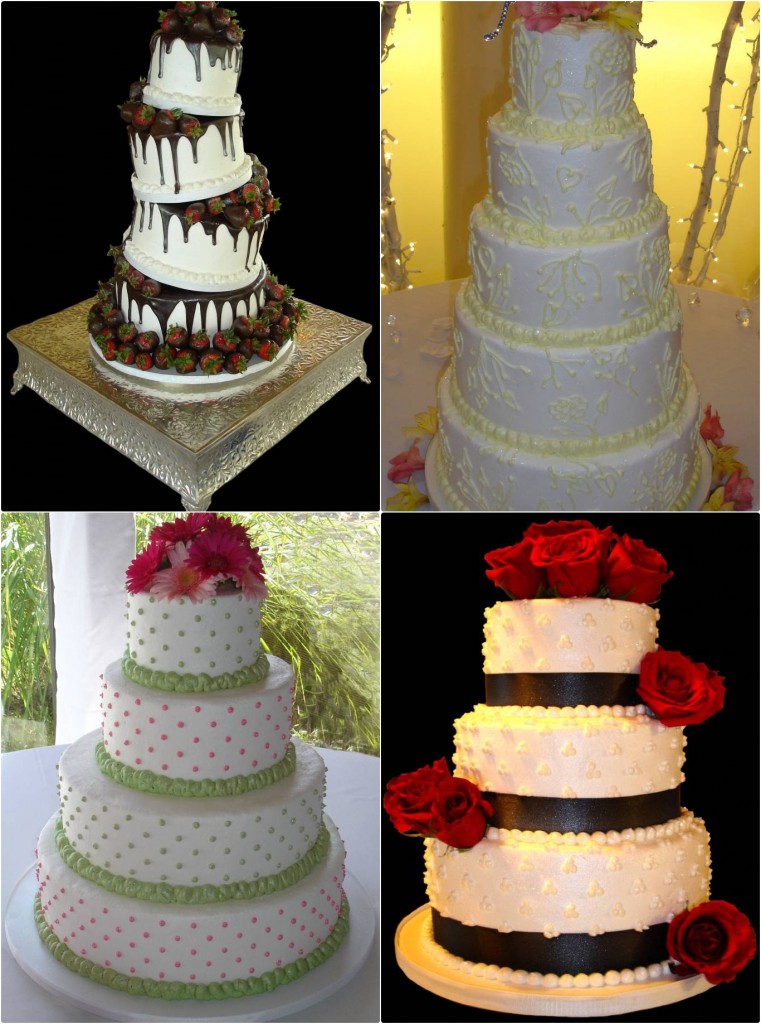 buttercream wedding cakes