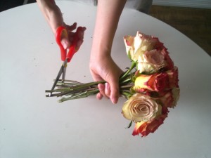 diy bridal bouquet 