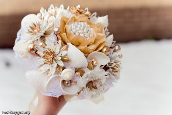 Unique Wedding Idea Non Floral Wedding Bouquets