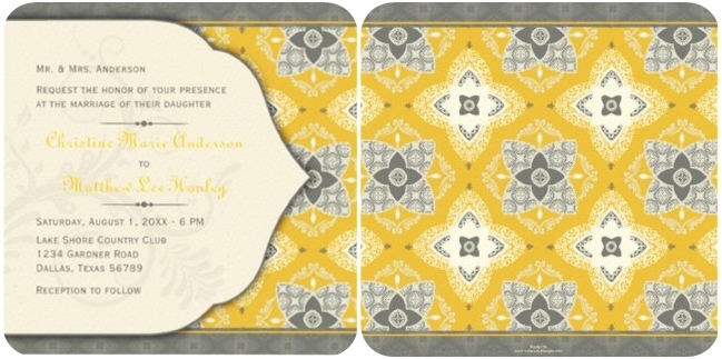 moroccan themed wedding invitations