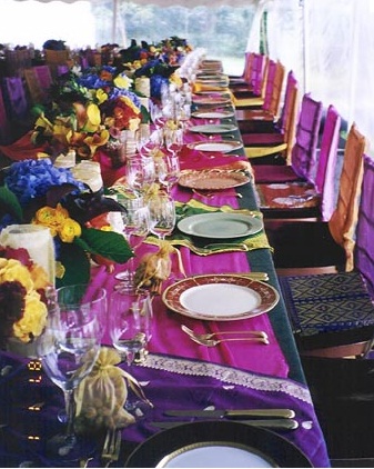 moroccan themed wedding table