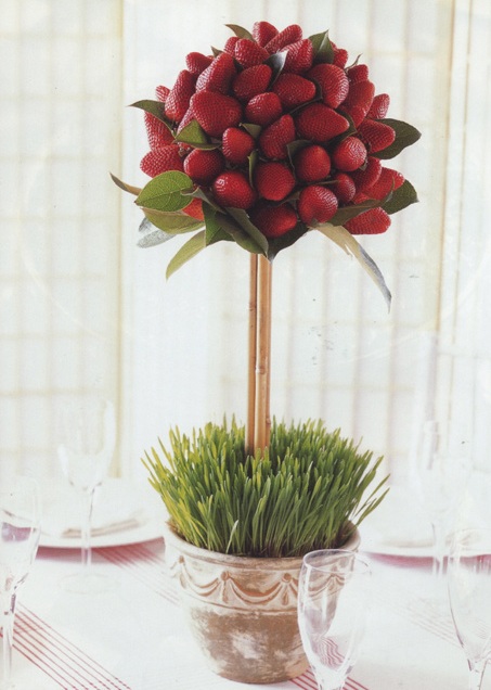 Strawberry Wedding Centerpiece Ideas