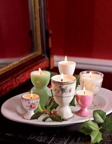 teacup candle holders