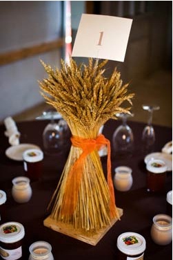 Wheat Centerpieces For Fall Weddings A Wedding Blog
