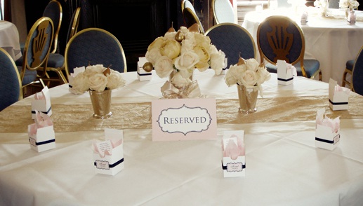 golden pear rose wedding centerpieces