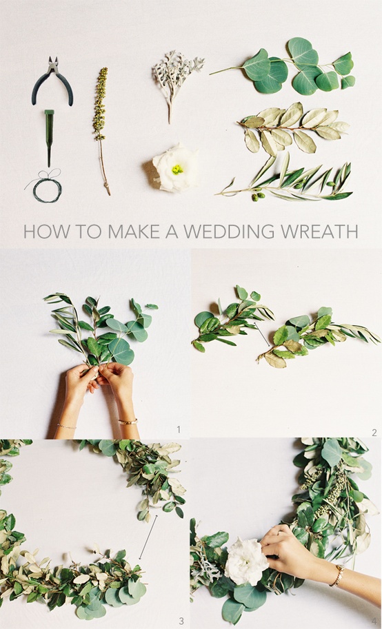 diy wedding wreath tutorial
