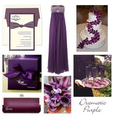 purple eggplant wedding